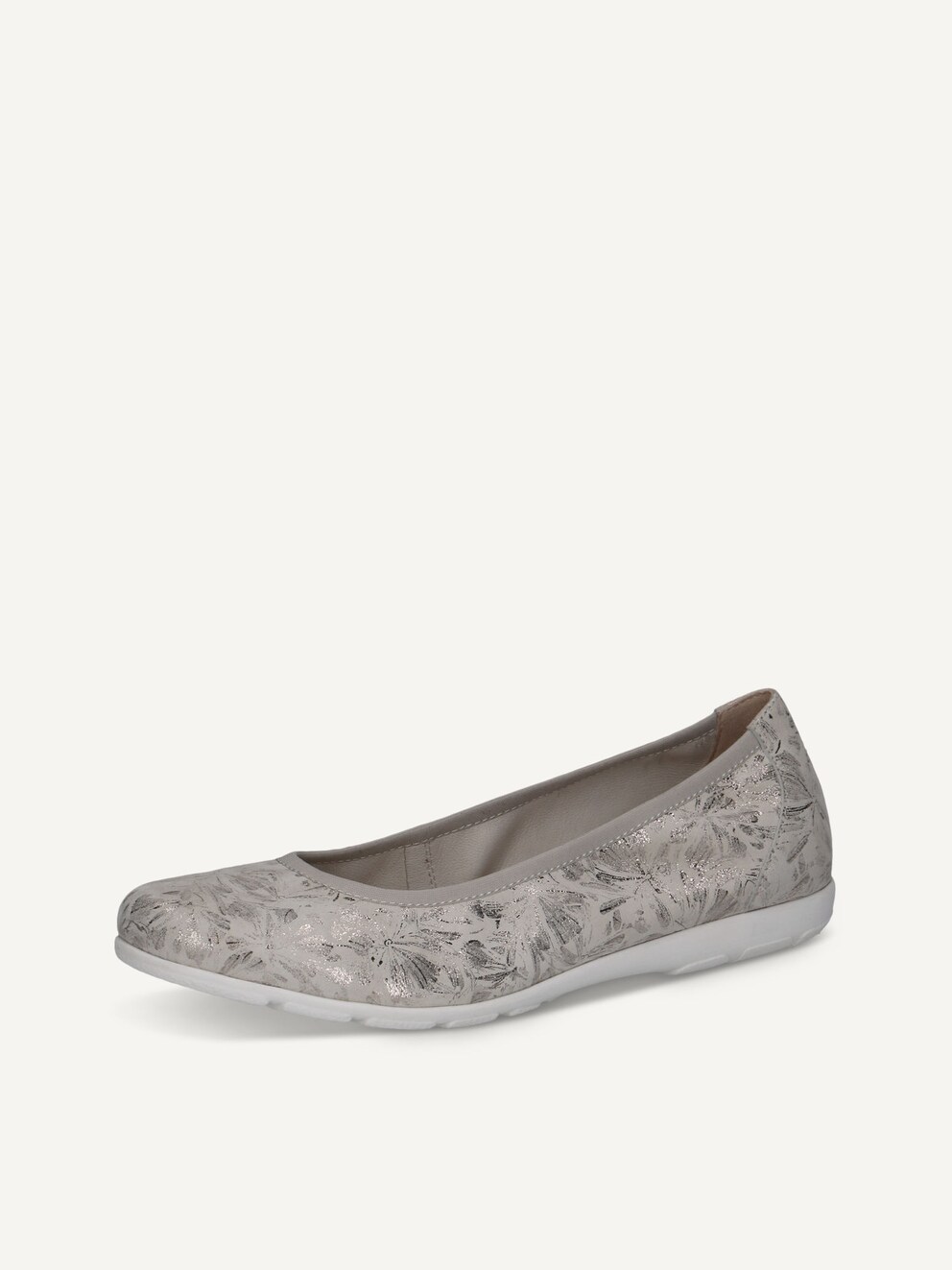 Caprice, Ballerine en cuir - blanc OFFWHITE/SILV., Image 2 of 5