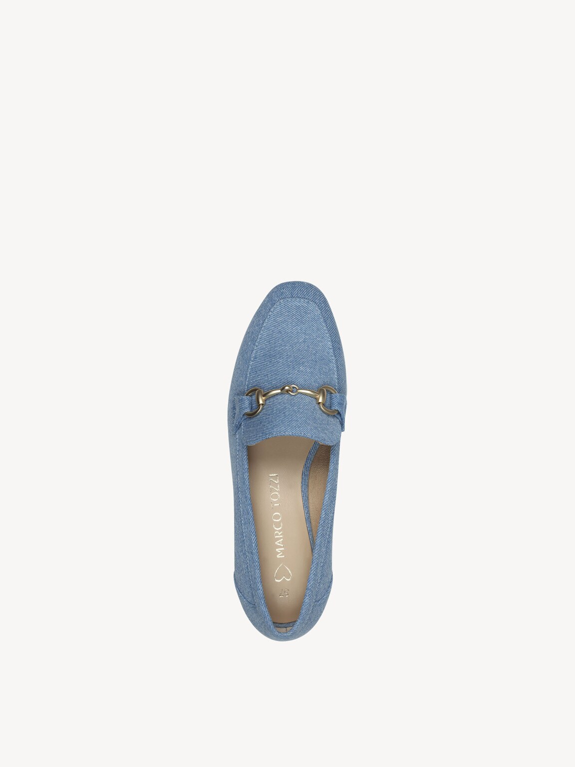 Marco Tozzi, Mocassini - blu LT.BLUE JEANS, immagine 3 di 6