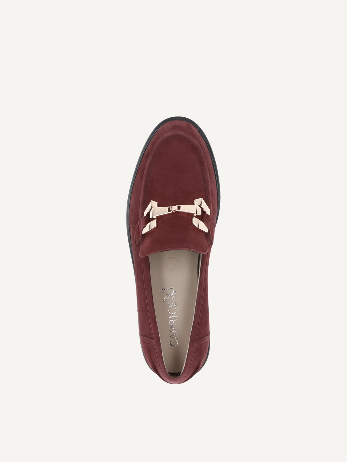 Caprice, Leather Slipper - red BORDEAUX SUEDE, image 6 of 6