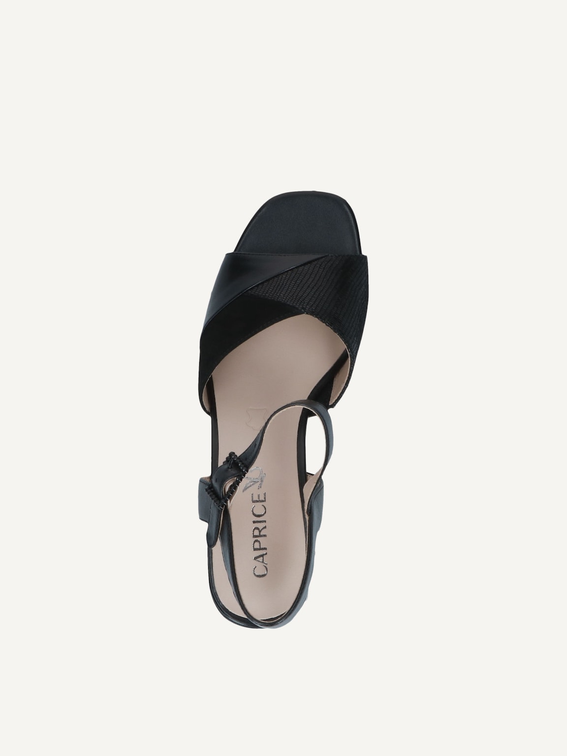 Caprice, Leather Heeled sandal - black BLACK COMB, image 5 of 5