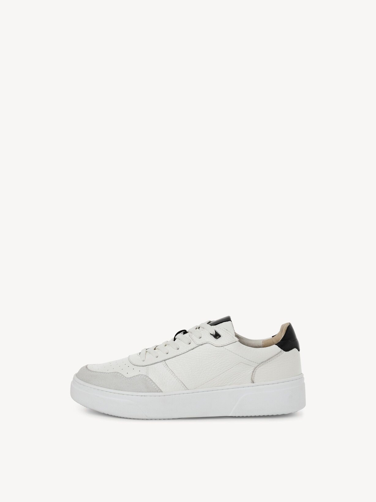 Marco Tozzi, Leren Sneaker - offwhite WHITE/BLACK, afbeelding 2 van 6