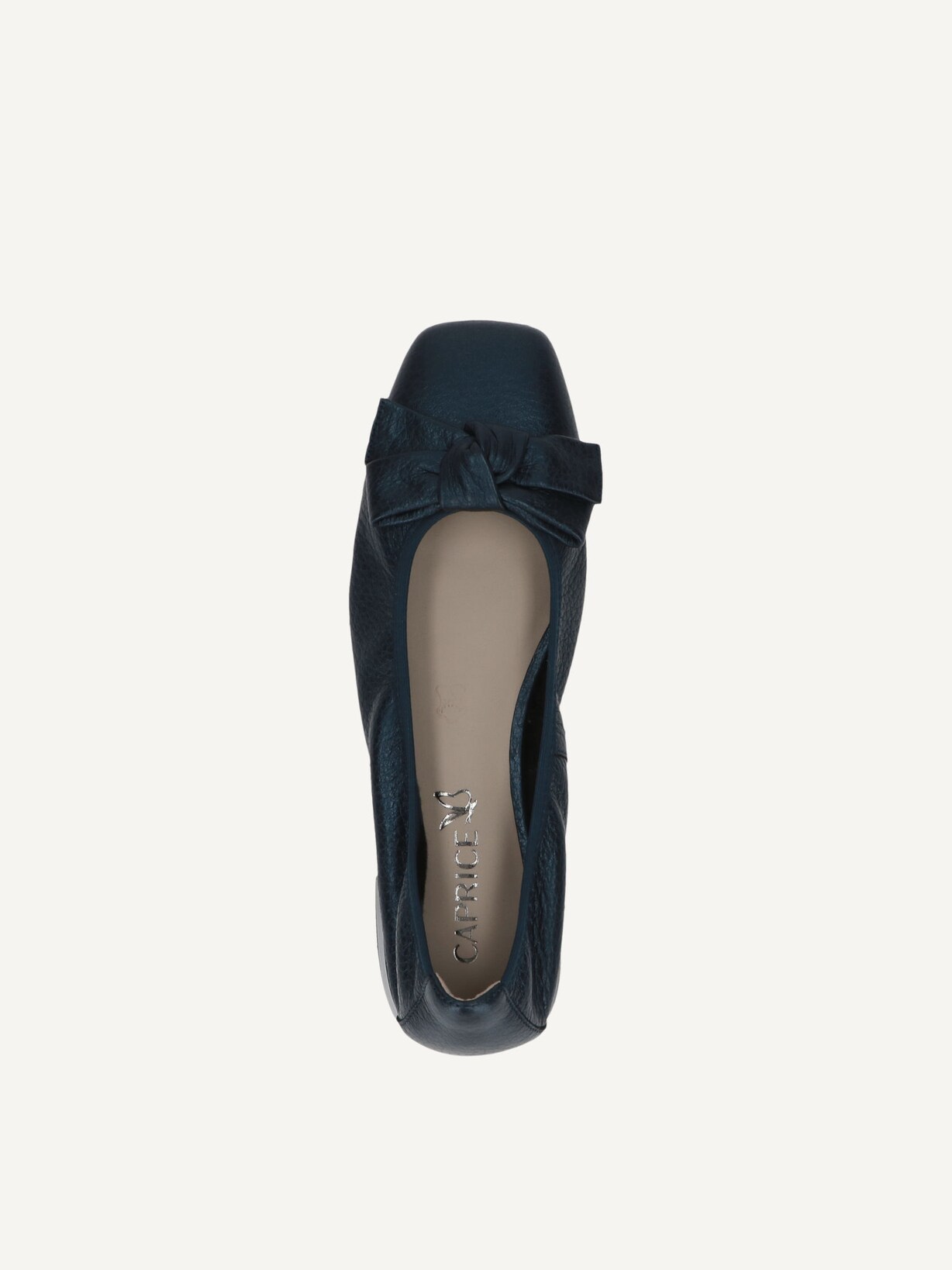 Caprice, Ballerine en cuir - bleu OCEAN PER.DEER, image 5 sur 6