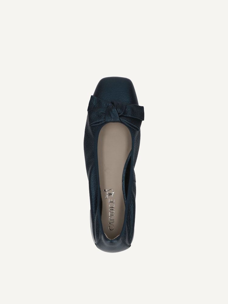 Caprice, Leather Ballerina - blue OCEAN PER.DEER, image 6 of 6