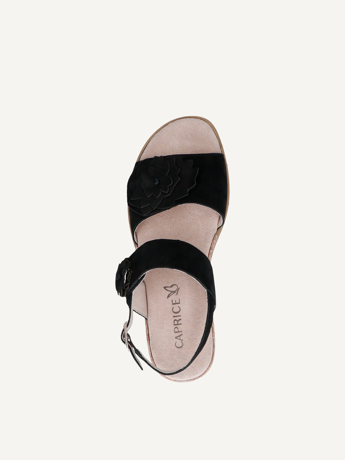 Caprice, Leather Sandal - black BLACK NUBUC, image 5 of 5