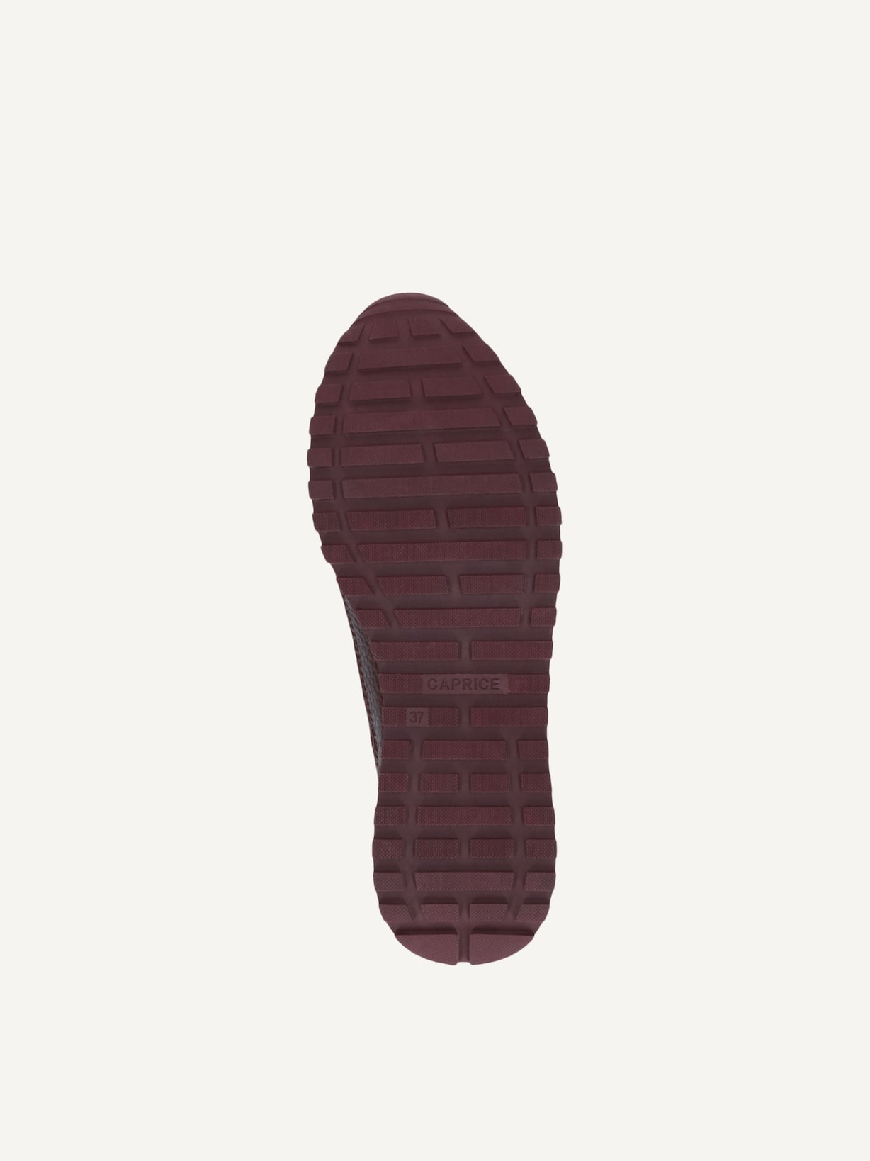 Caprice, Basket en cuir - rouge BORD PERL.DEER, image 5 sur 5