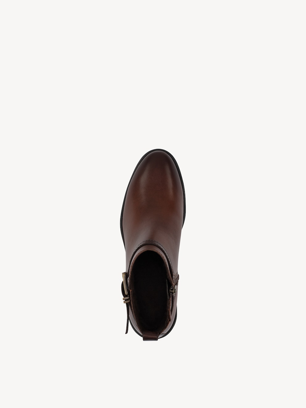 Marco Tozzi, Leren Enkellaarsje - bruin CHESTNUT COMB, afbeelding 7 van 7