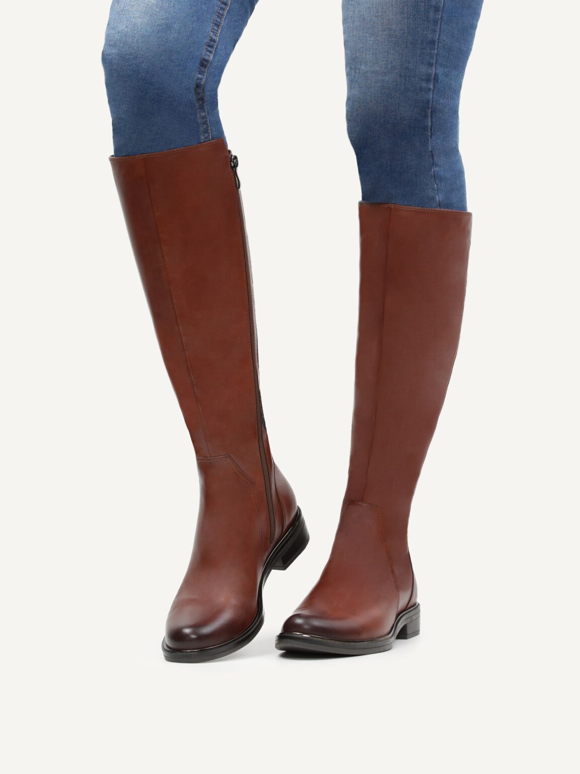 Caprice, Leather Boots - brown COGNAC COMB, image 2 of 6