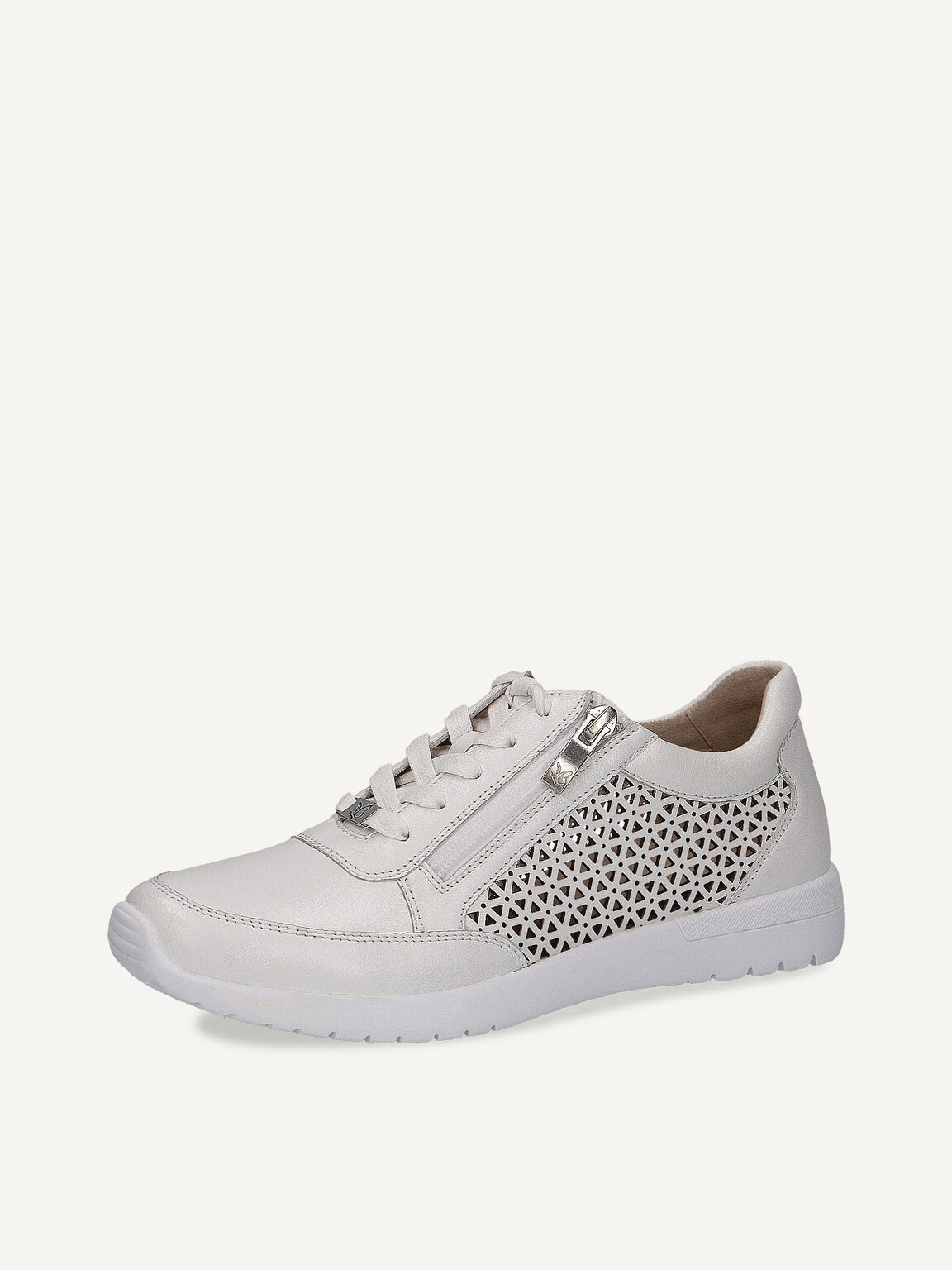 Caprice, Leather Sneaker - white WHITE NAPPA, image 1 of 6
