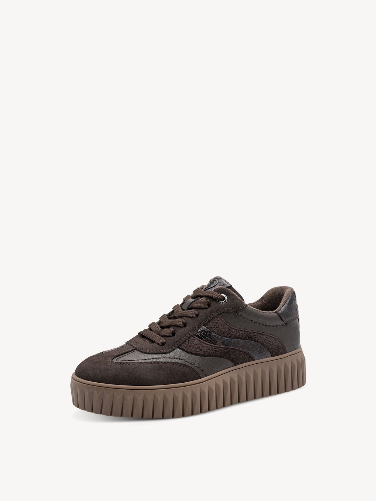 Marco Tozzi, Sneaker - brown MOCCA COMB, image 1 of 7