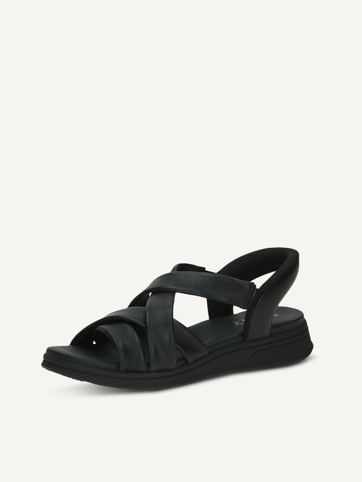 Caprice, Leather Sandal - black BLACK SOFTNAP., image 1 of 5