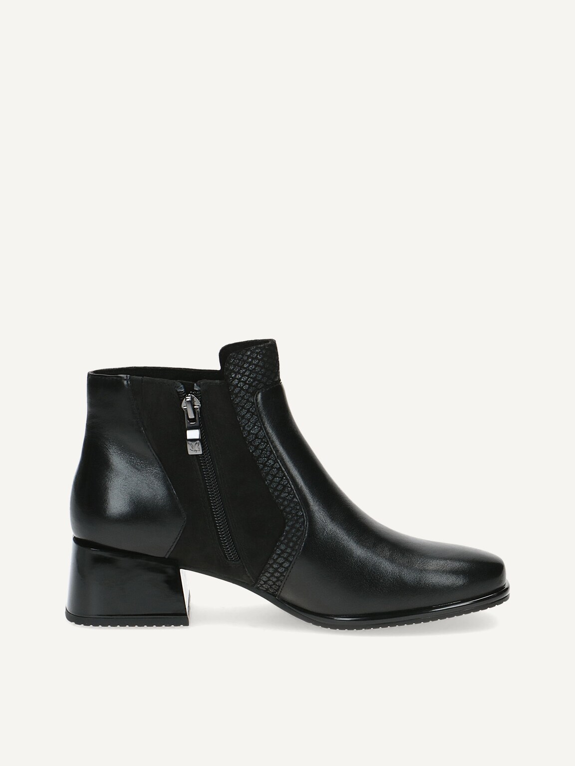 Caprice, Leather Bootie - black BLACK COMB, image 3 of 5