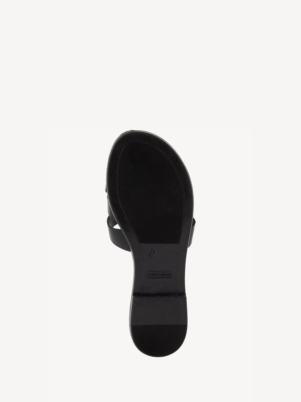 Marco Tozzi, Læder pantolette - sort BLACK, billede 3 af 6