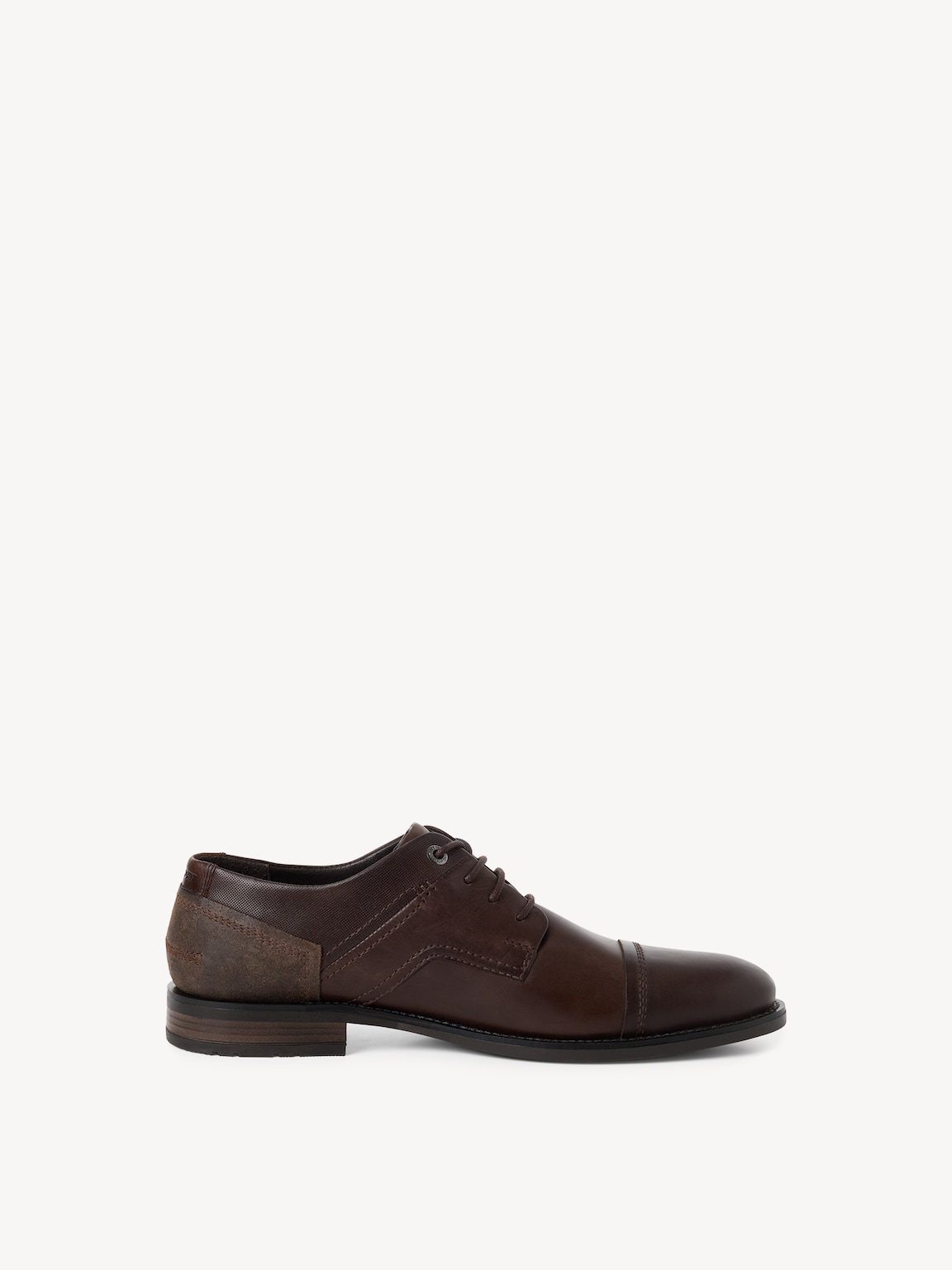 Marco Tozzi, Leather Low shoes - brown, DK.BROWN, Image 6 of 6
