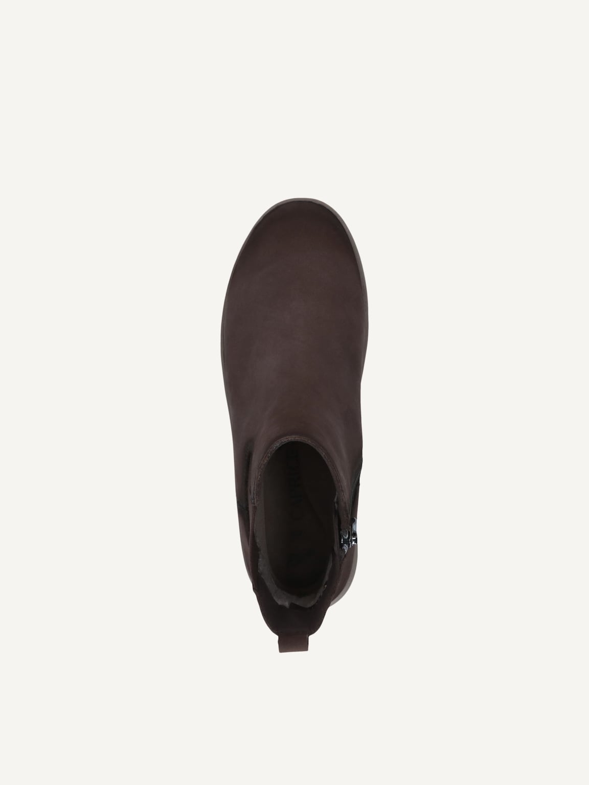 Caprice, Leather Chelsea boot - brown DK BROWN NUBUC, image 6 of 6