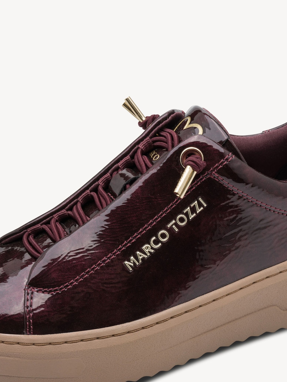 Marco Tozzi, Sneaker - red MULBERRY PAT., image 4 of 6