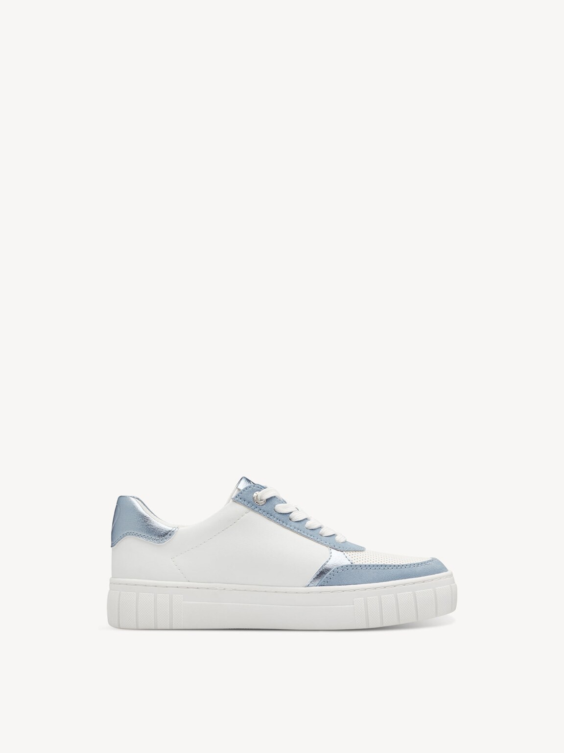 Marco Tozzi, Sneaker - bianco WHITE/LT.BLUE, immagine 6 di 6