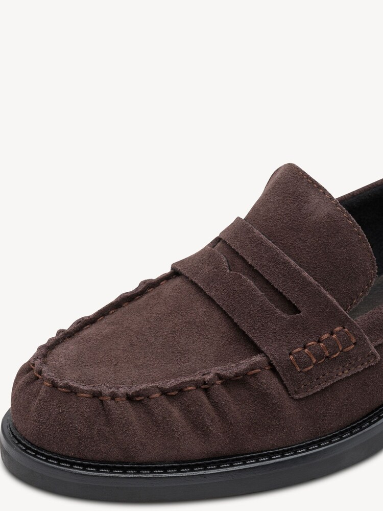 Marco Tozzi, Lederslipper - braun MOCCA, Bild 5 von 6
