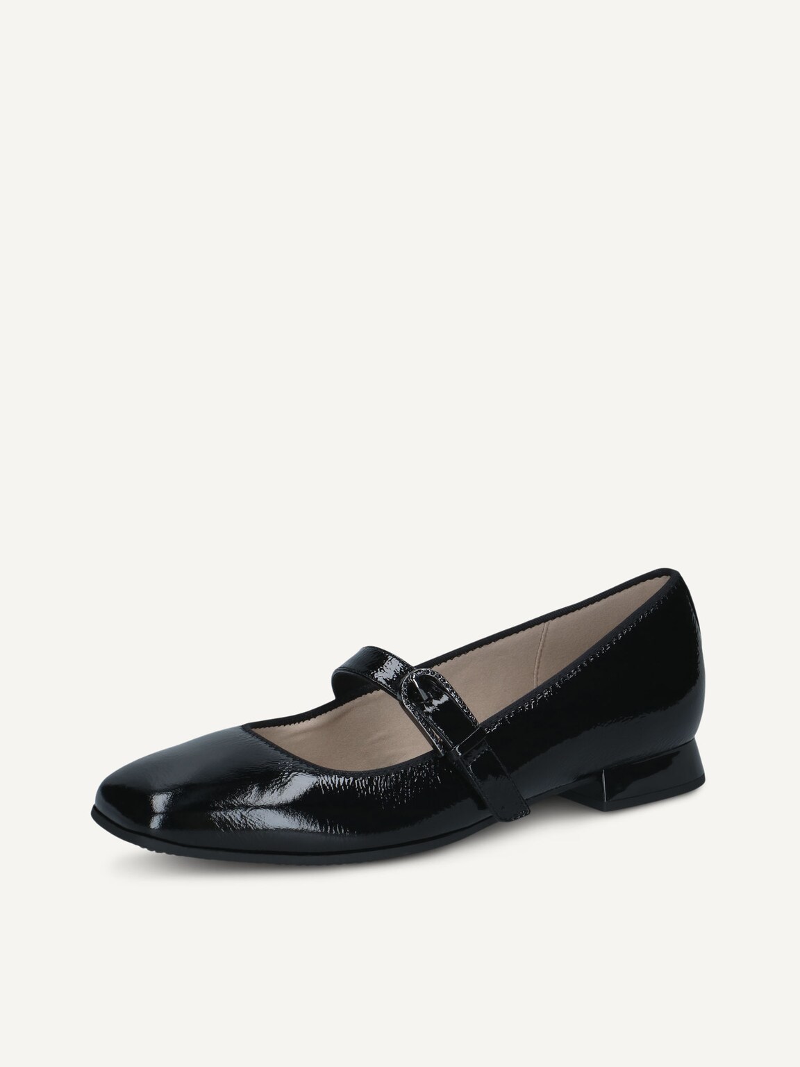 Caprice, Leather Ballerina - black BLACK NAPLAK, image 1 of 5