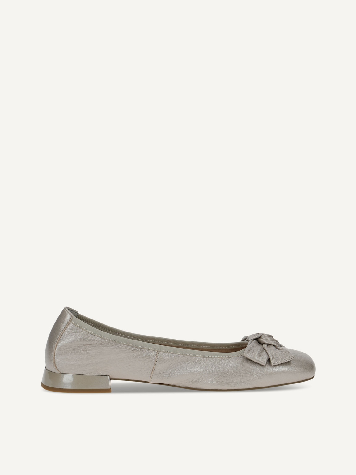 Caprice, Leather Ballerina - grey STONE PER.DEER, image 3 of 5