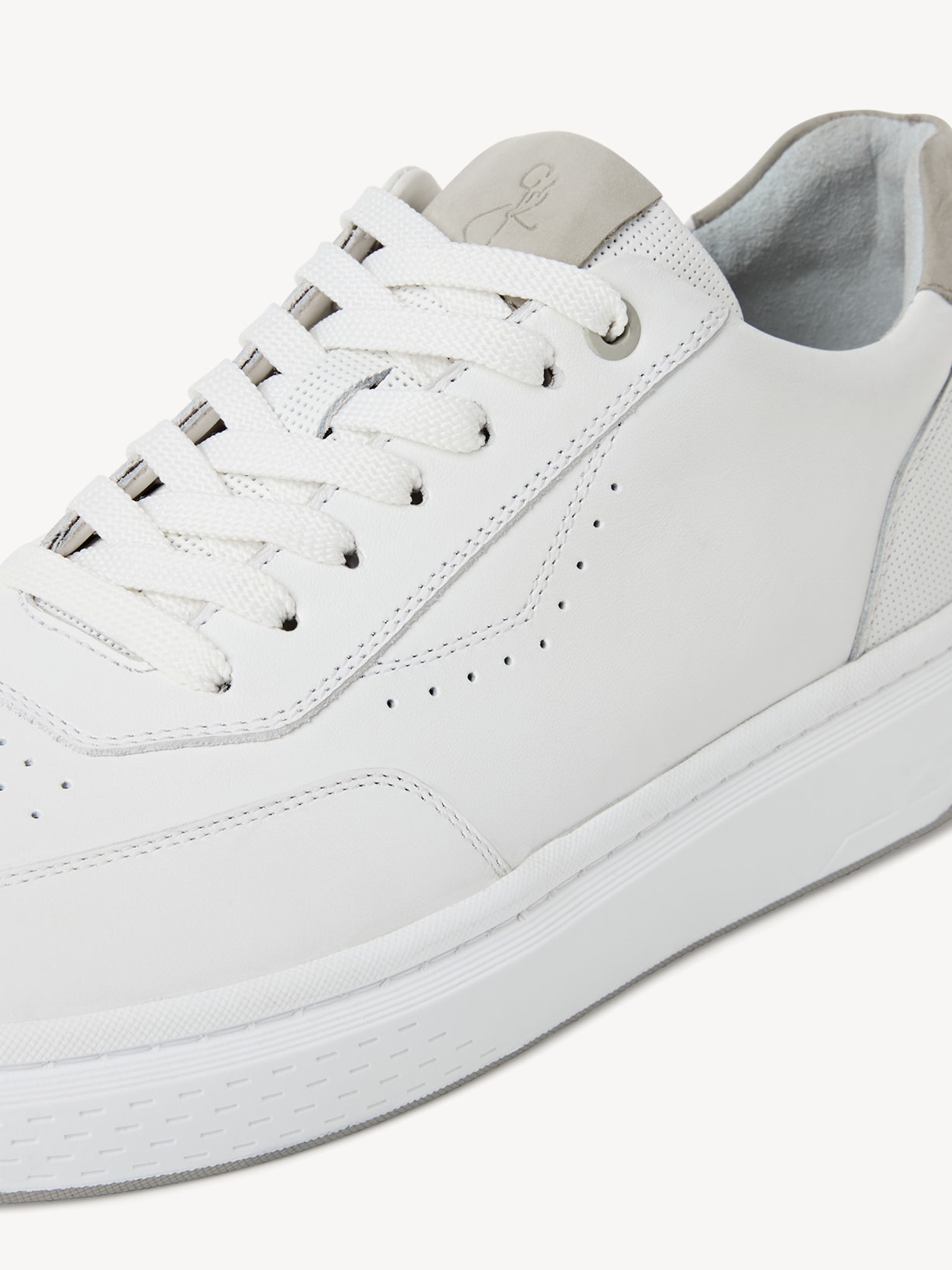 Marco Tozzi, Leather Sneaker - white WHITE, image 4 of 6