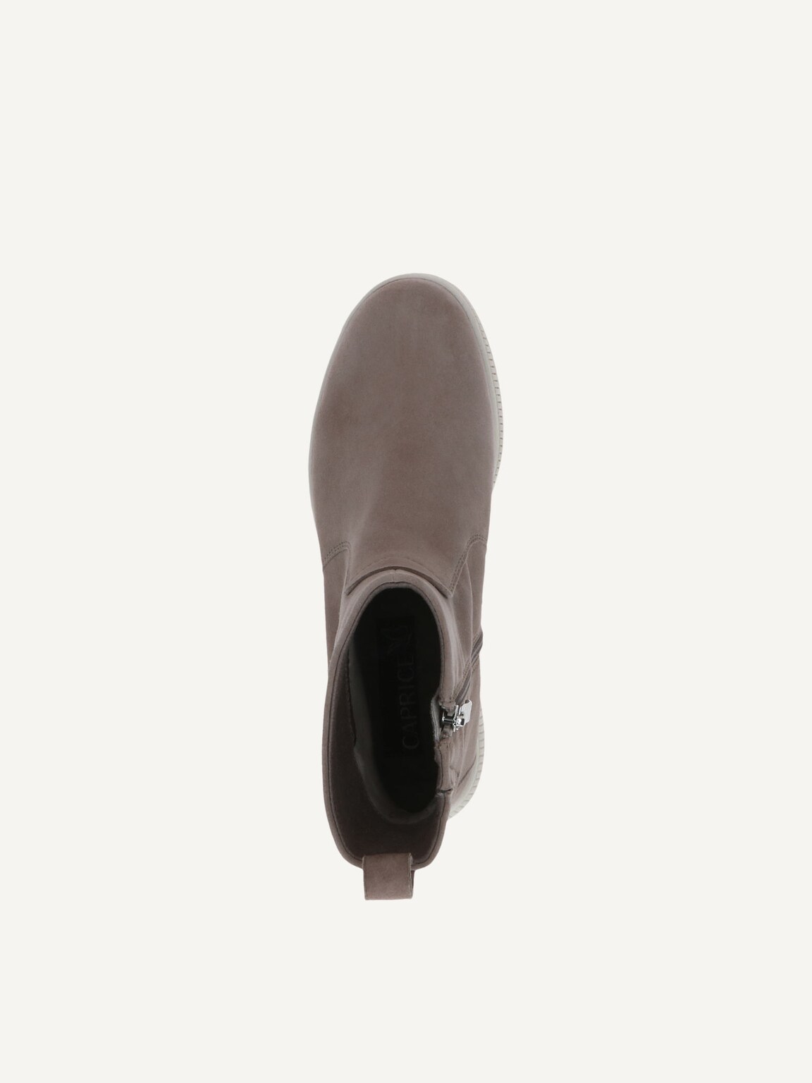 Caprice, Leather Bootie - brown TAUPE SUEDE, image 5 of 5
