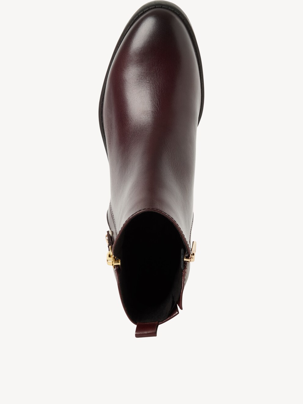 Marco Tozzi, Lederstiefelette - rot BORDEAUX, Bild 6 von 7