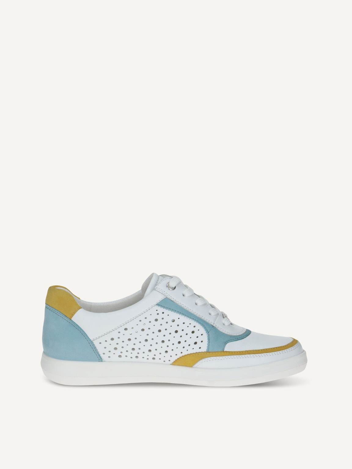 Caprice, Leather Sneaker - white WHITE MULTI, image 3 of 5