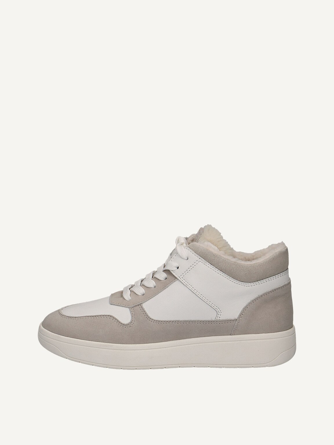 Caprice, Leather Bootie - grey warm lining LT.GREY/WHITE, image 3 of 6