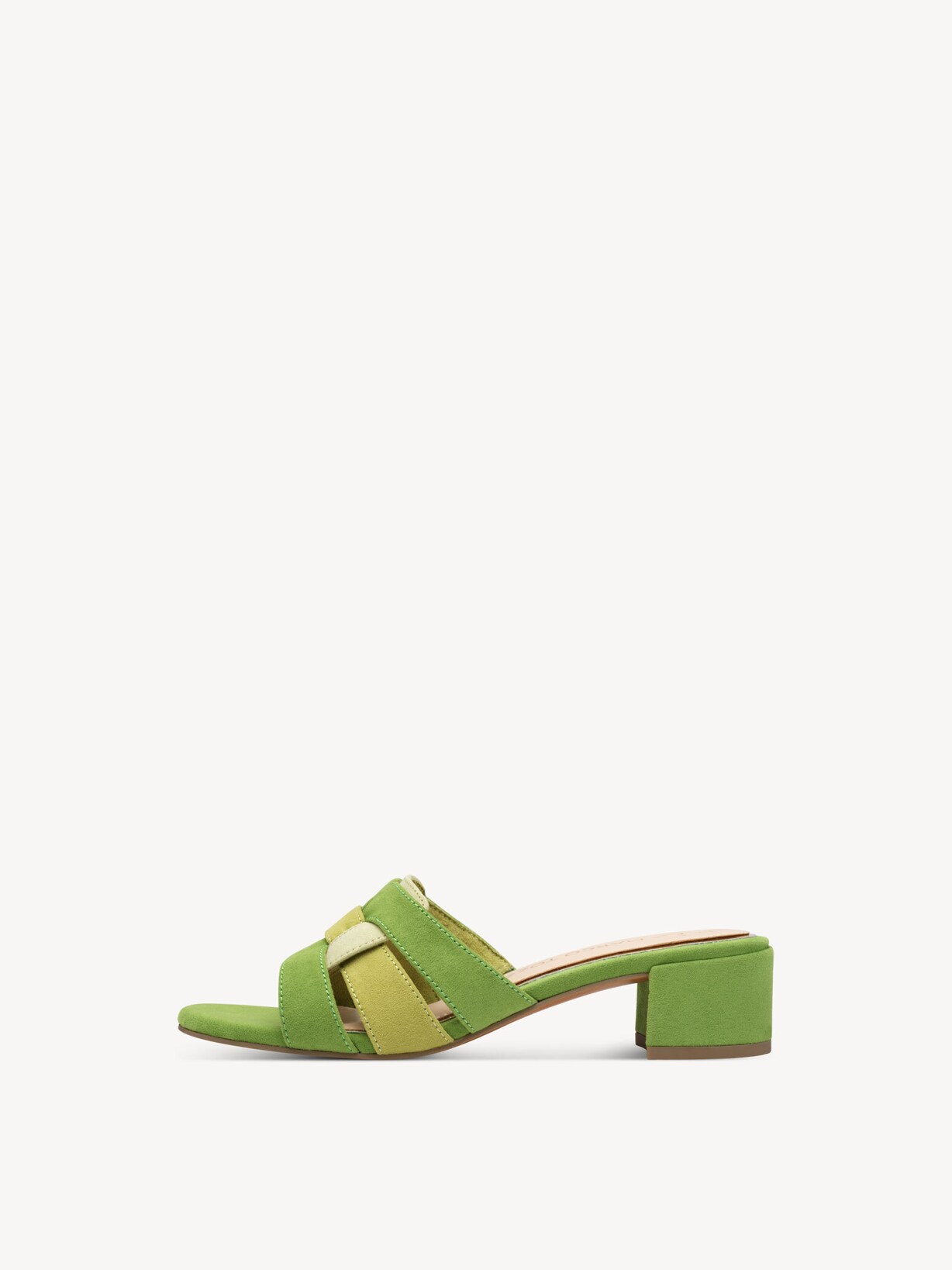 Marco Tozzi, Ciabatte - verde APPLE COMB, immagine 2 di 6