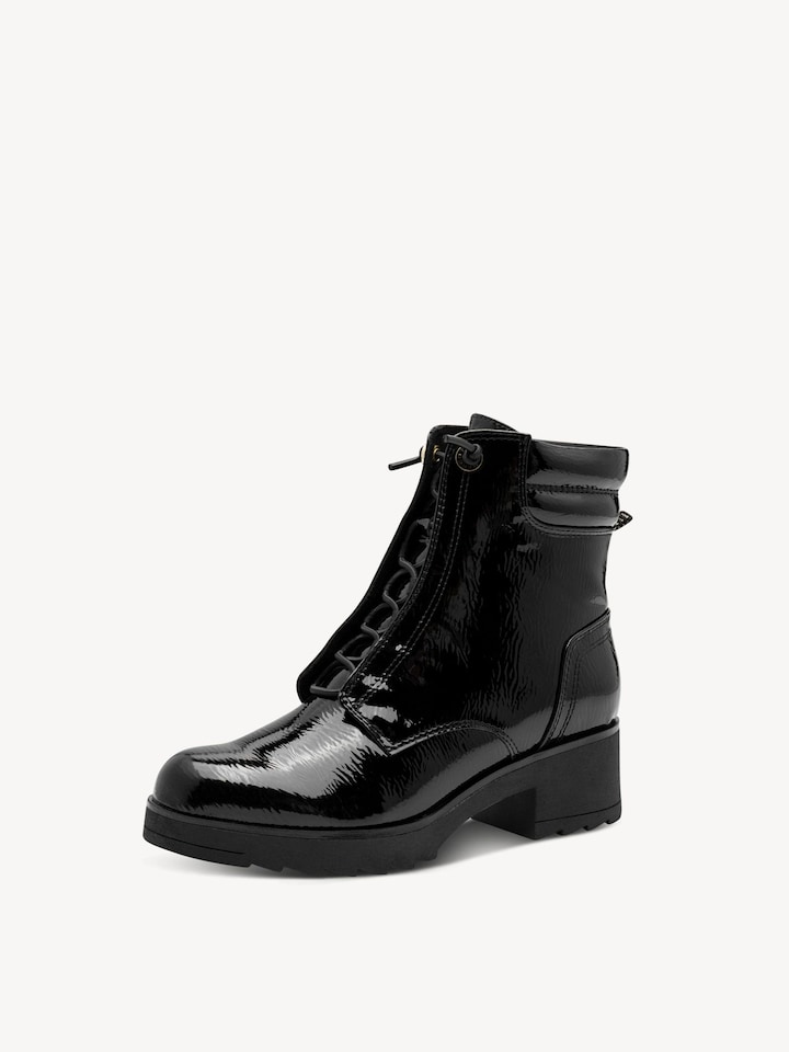 Marco Tozzi, Enkellaarsje - zwart BLACK PATENT
