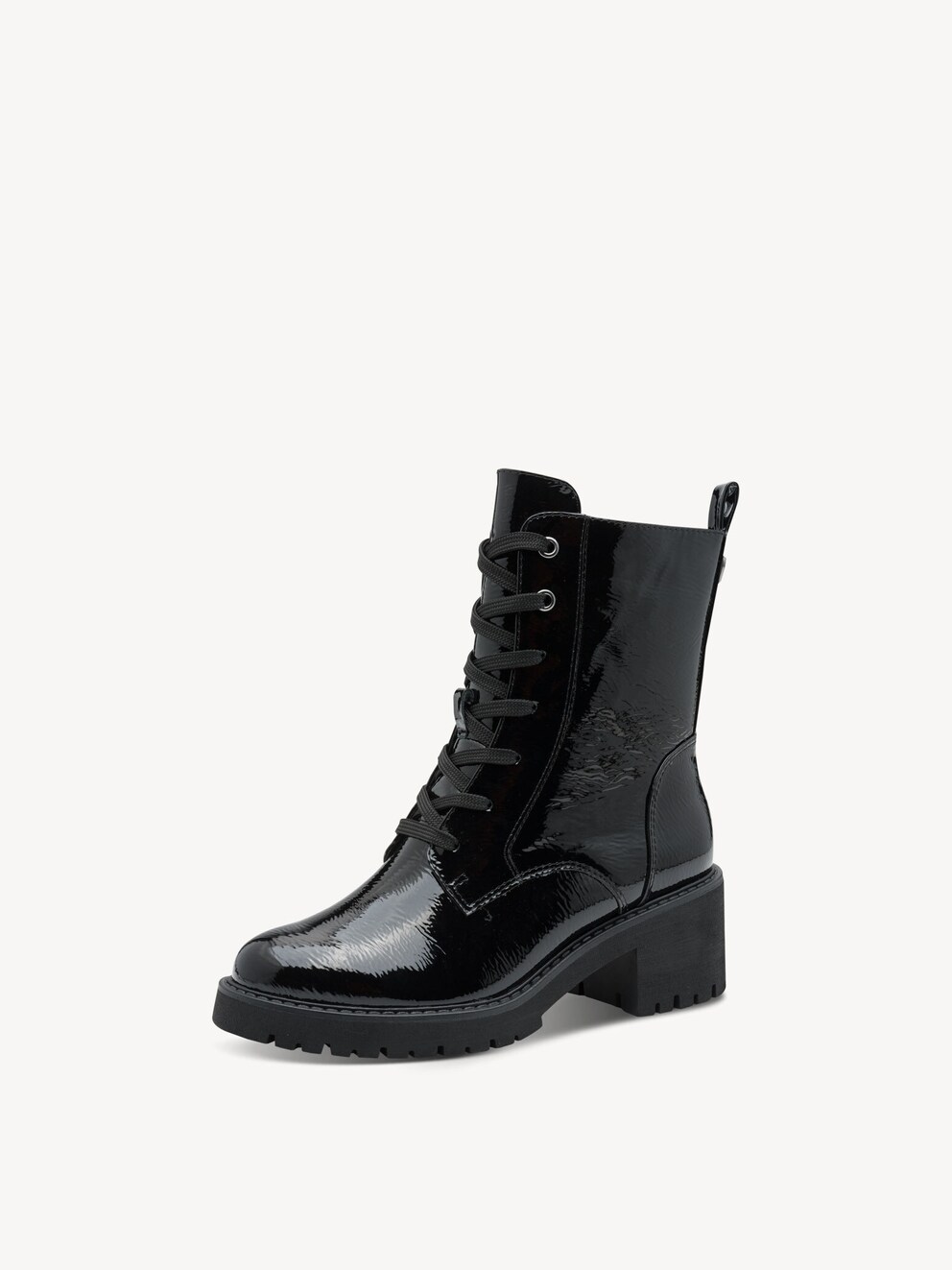 Marco Tozzi, Stiefelette - schwarz Warmfutter BLACK PATENT, Bild 1 von 7