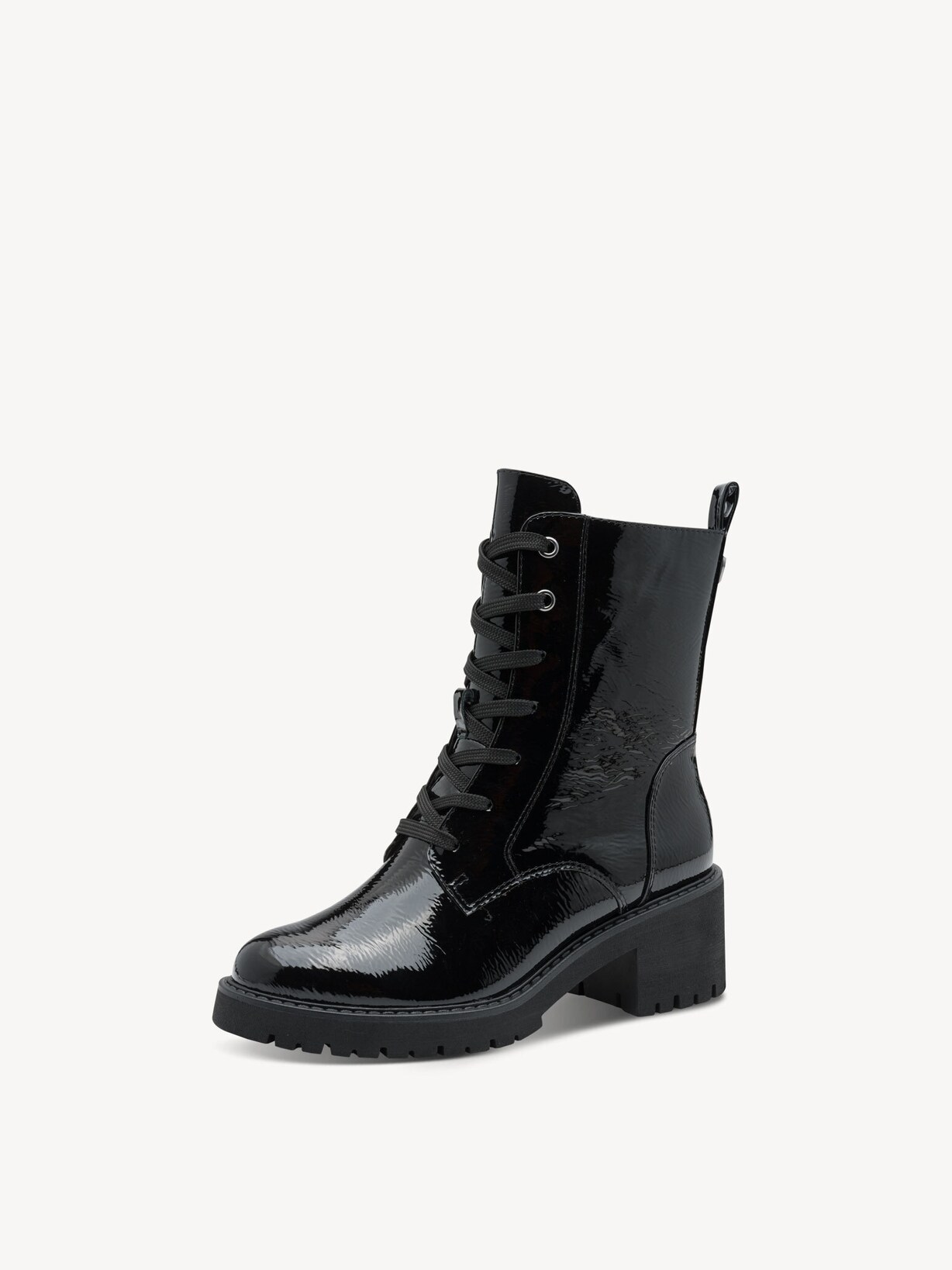 Marco Tozzi, Stiefelette - schwarz Warmfutter BLACK PATENT, Bild 1 von 7