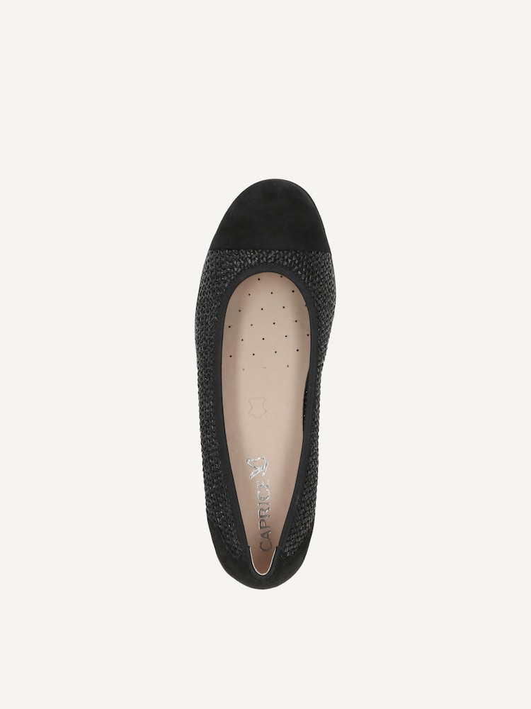 Caprice, Ballerine - noir BLACK COMB, image 4 sur 5