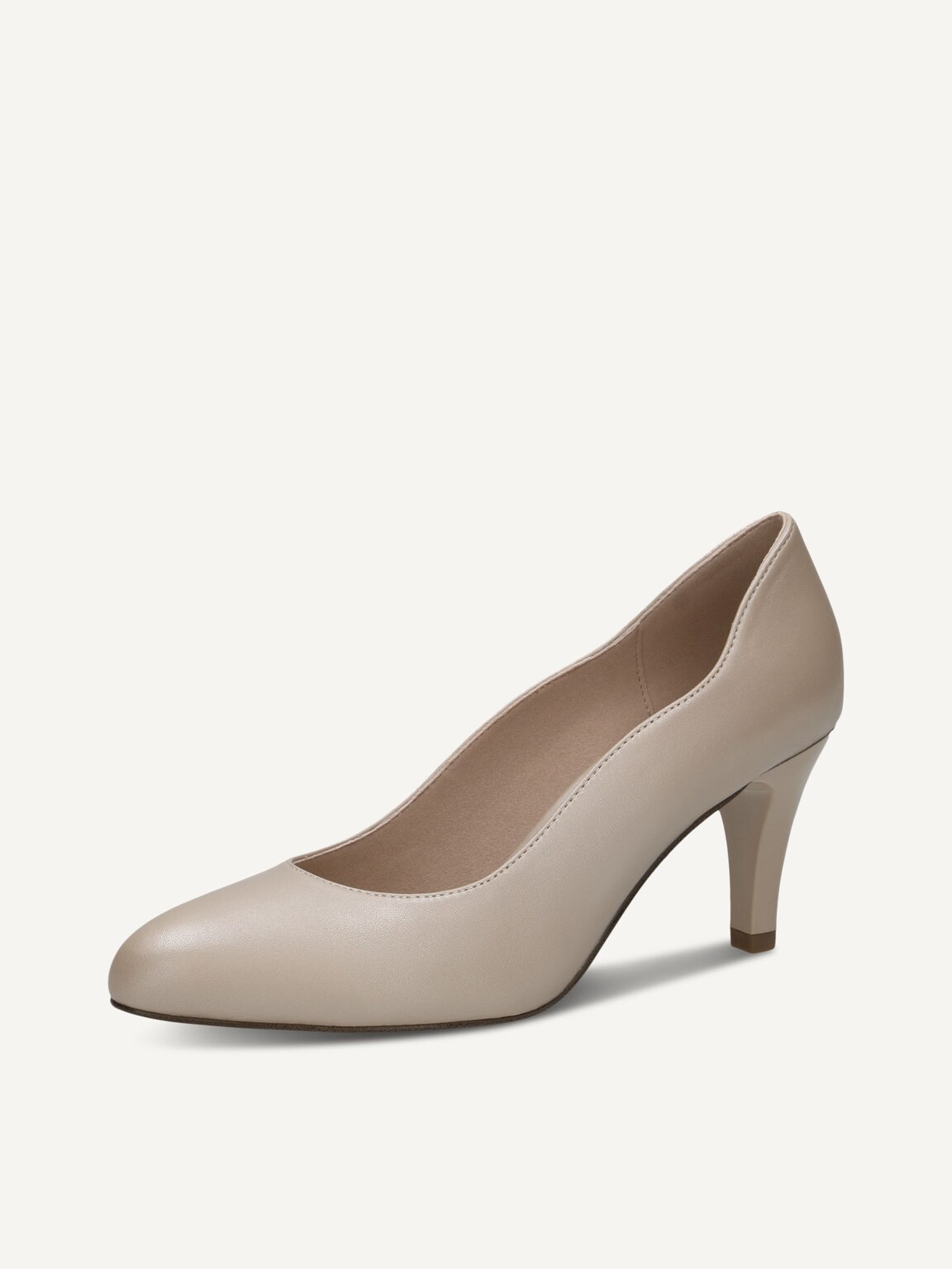 Caprice, Leather Pumps - grey STONE PERLATO, image 1 of 6