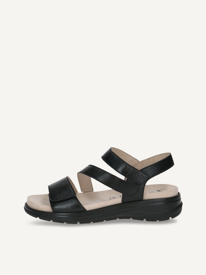 Caprice, Sandale en cuir - noir BLACK NAPPA