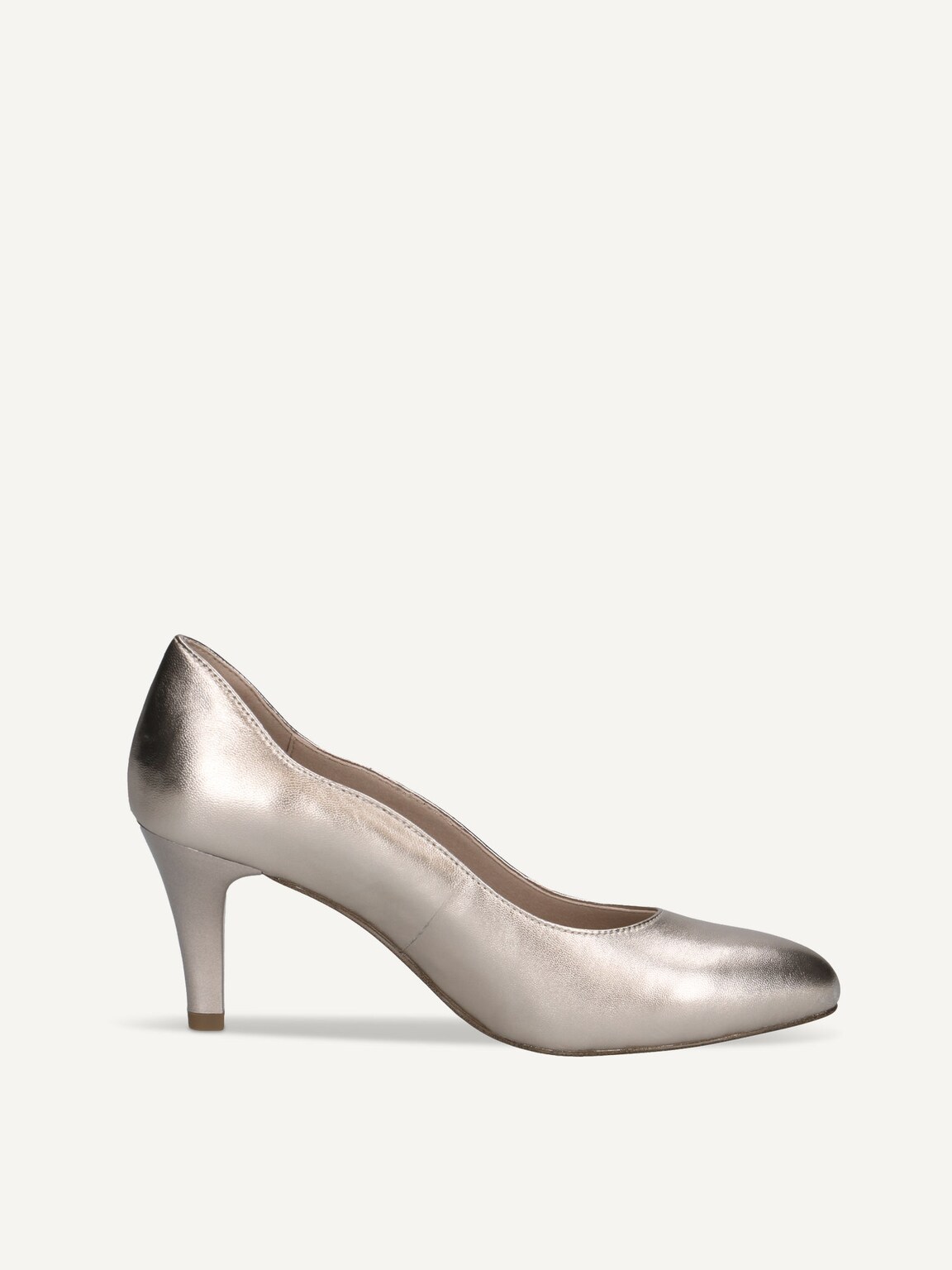 Caprice, Leather Pumps - brown TAUPE METALLIC, image 3 of 5