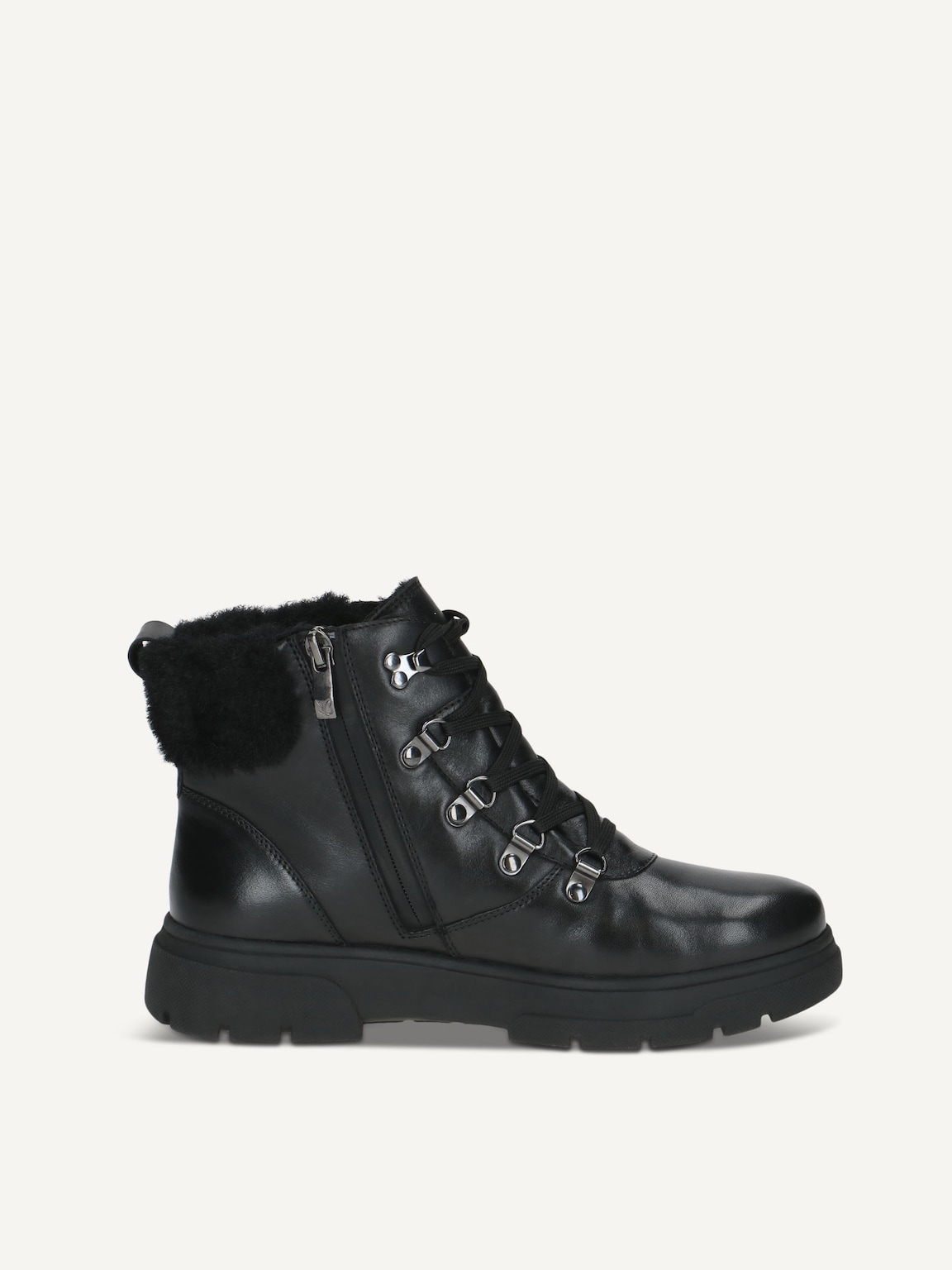 Caprice, Bootie - black warm lining BLACK NAPPA, image 3 of 5