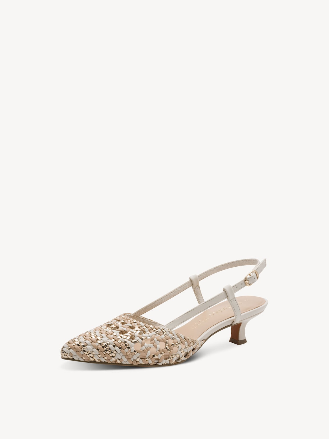 Marco Tozzi, Scarpe con cinturino alla caviglia - beige CREAM COMB, immagine 2 di 6