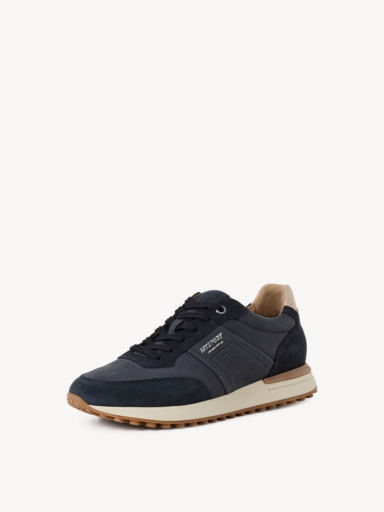 Marco Tozzi, Leather Sneaker - blue NAVY, image 2 of 6