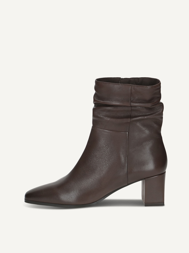 Caprice, Leather Bootie - brown DK BROWN NAPPA, image 3 of 6