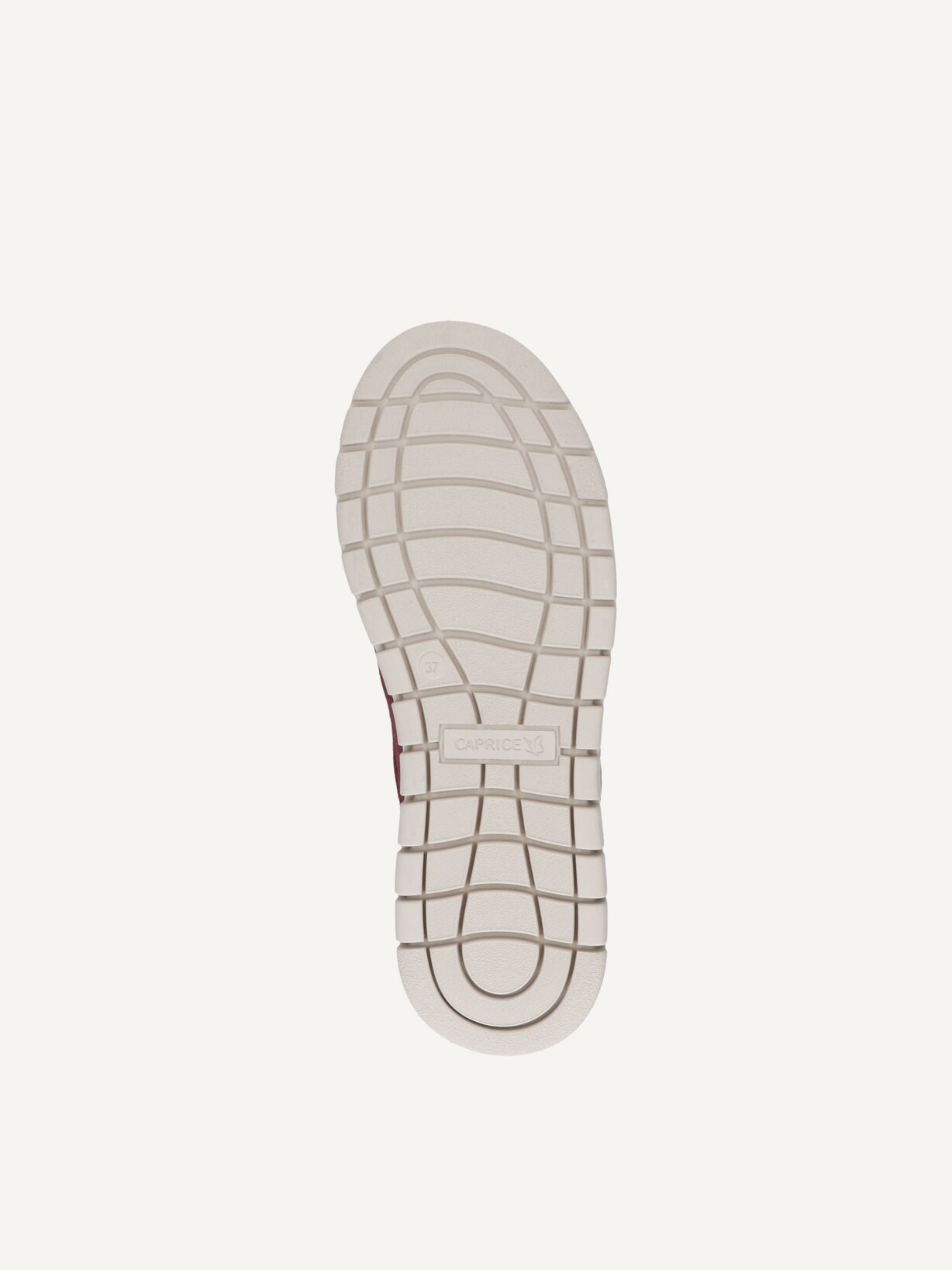 Caprice, Basket en cuir - rouge BORDEAUX COMB, image 5 sur 5