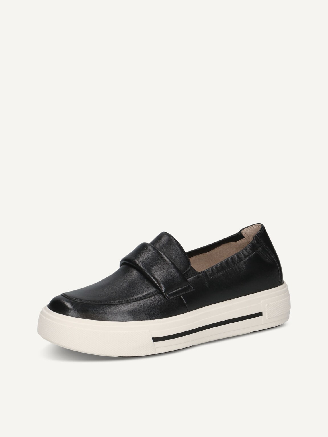 Caprice, Leather Sneaker - black BLACK NAPPA, image 1 of 5