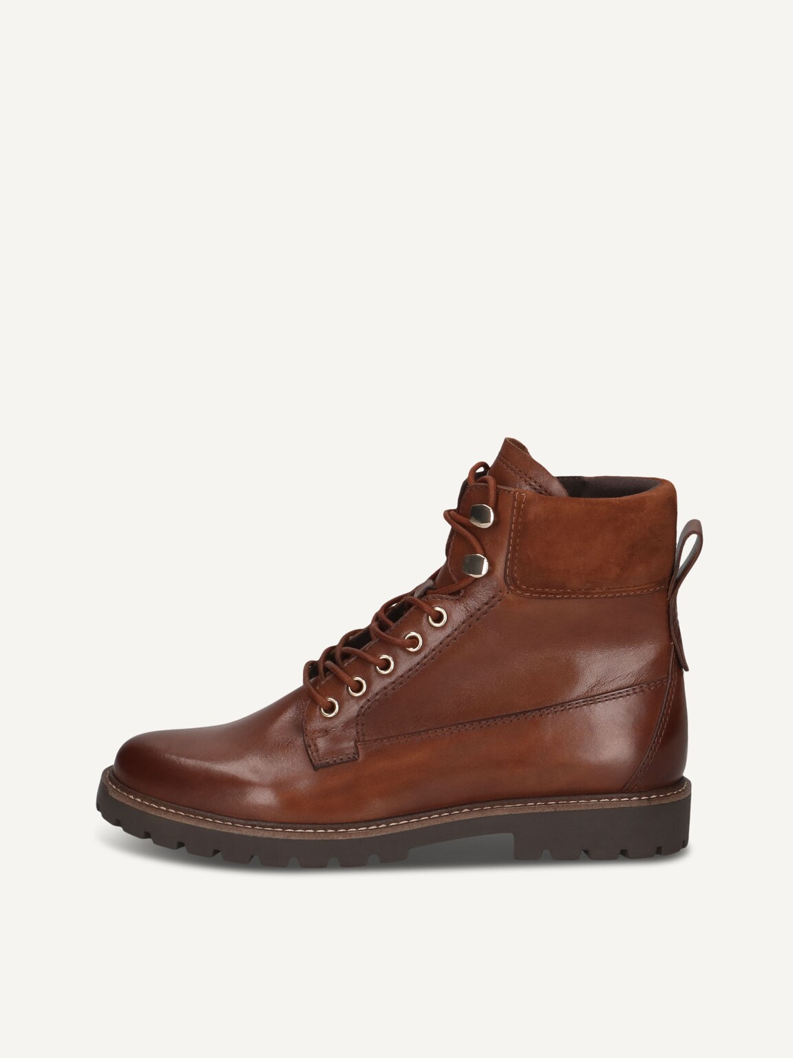 Caprice, Leather Bootie - brown COGNAC COMB, image 2 of 5
