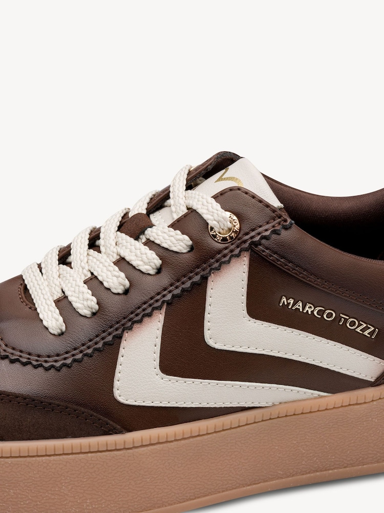 Marco Tozzi, Sneaker - marrone CHOCO COMB, immagine 5 di 6