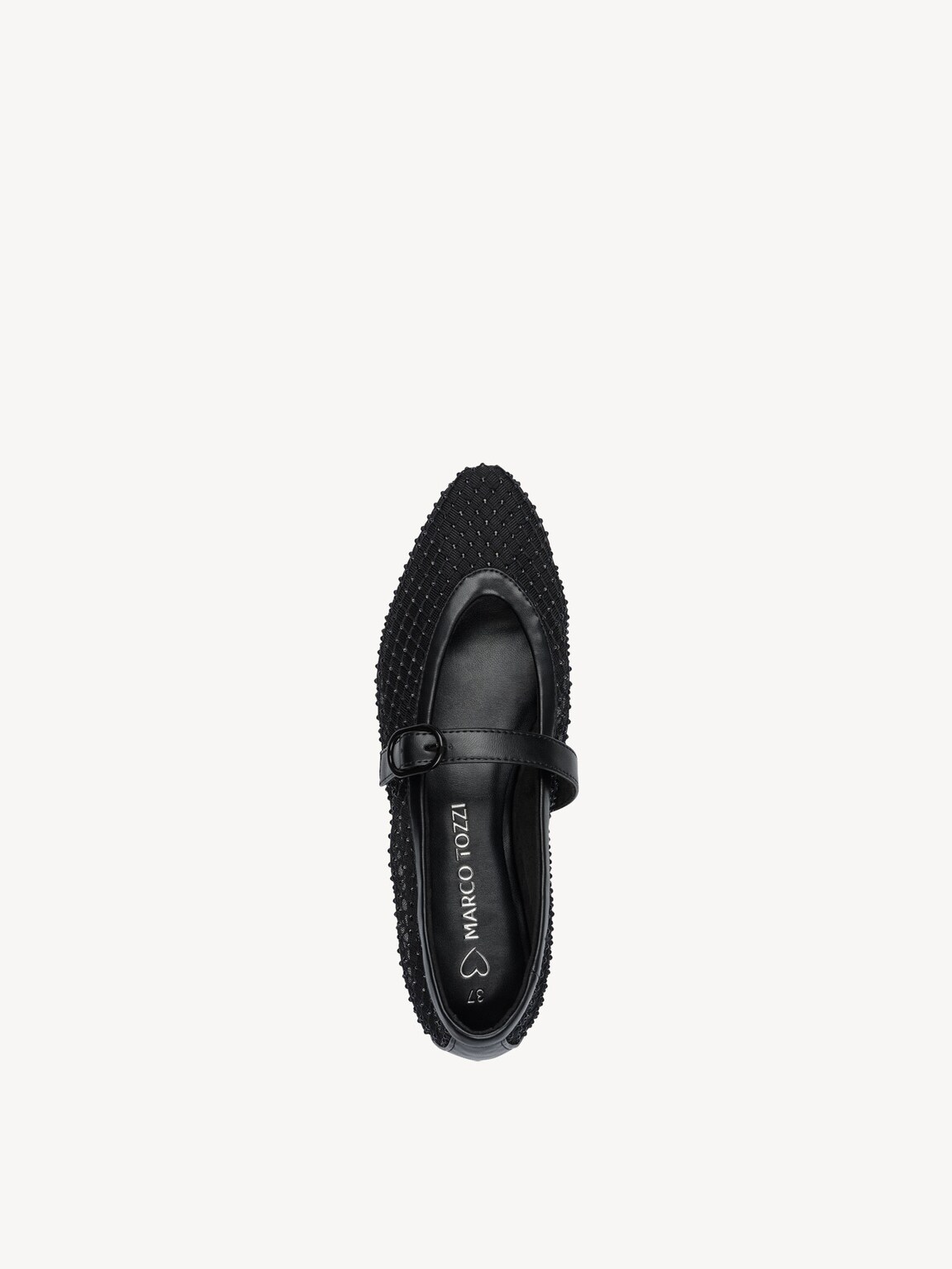 Marco Tozzi, Ballerina - nero BLACK COMB, immagine 3 di 6