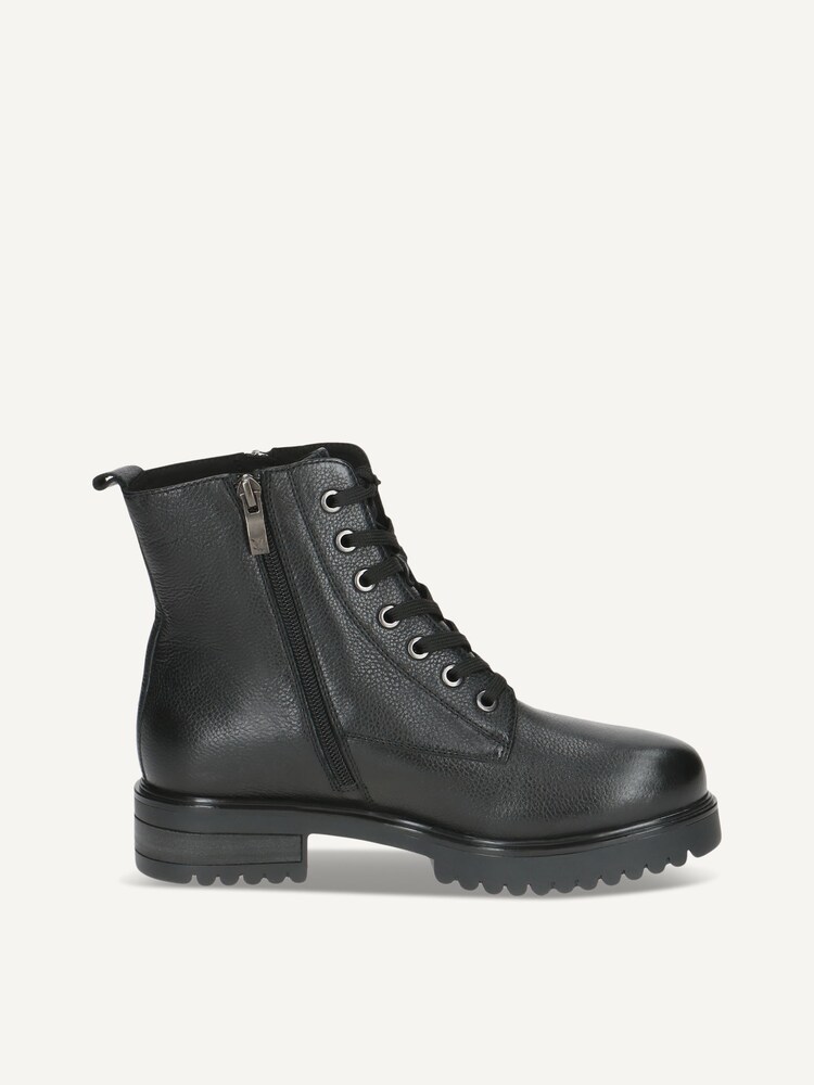 Caprice, Leather Bootie - black warm lining BLACK NAPPA, image 3 of 5
