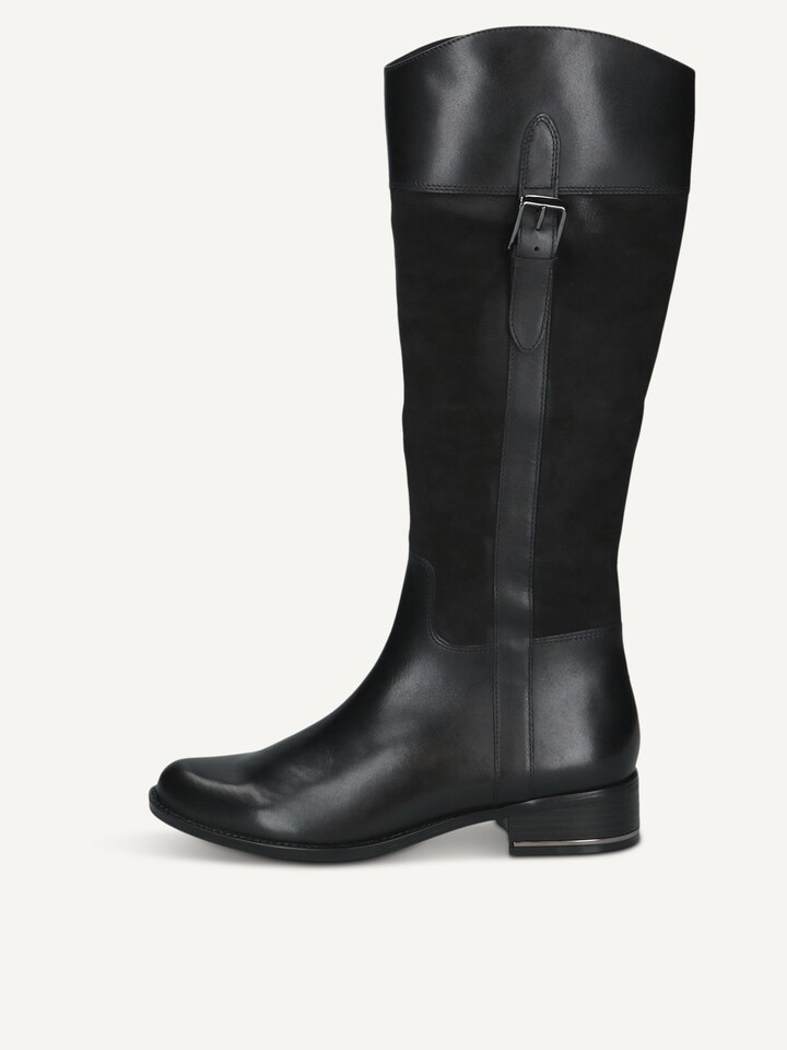 Caprice, Bottes en cuir - noir BLACK COMB
