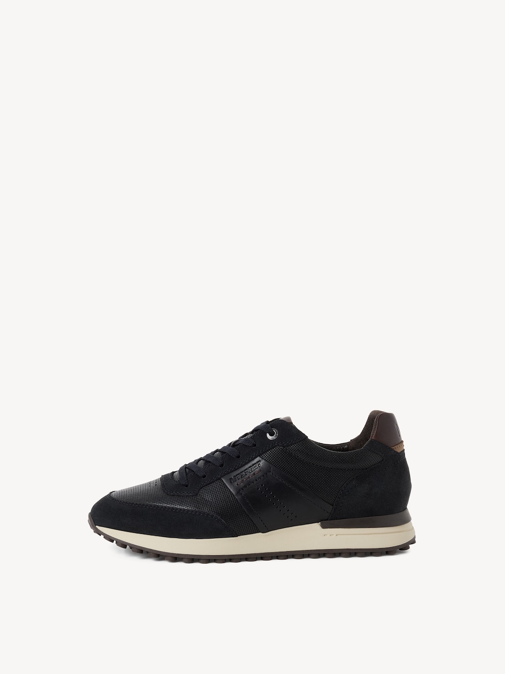 Marco Tozzi, Leather Sneaker - blue NAVY COMB, image 1 of 6