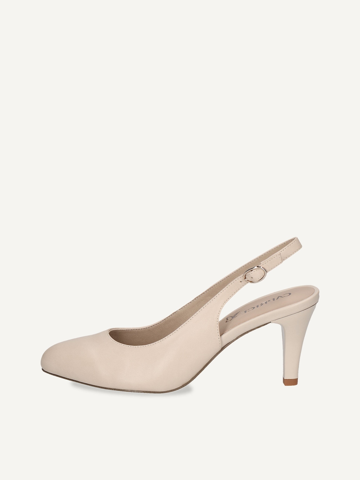 Caprice, Leather sling pumps - white OFFWHITE NAPPA, image 3 of 6