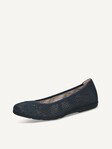 Not selected, Caprice, Leather Ballerina - blue OCEAN SPARKLE
